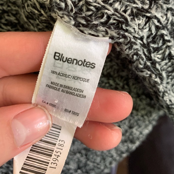 Bluenotes Gray Long Knitted Cardigan Cottagecore Fairycore Costal Grandmother - Picture 4 of 5